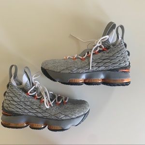 Grey lebron 15’s